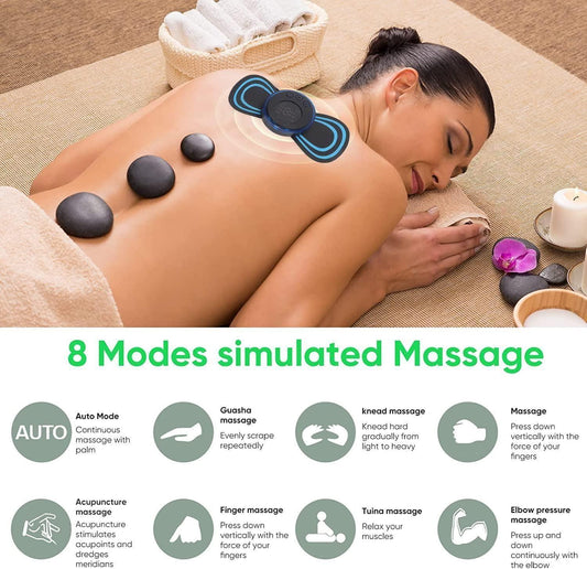 Rechargeable Electric Mini Body Massager For Back Pain, Shoulder, Arms, Legs