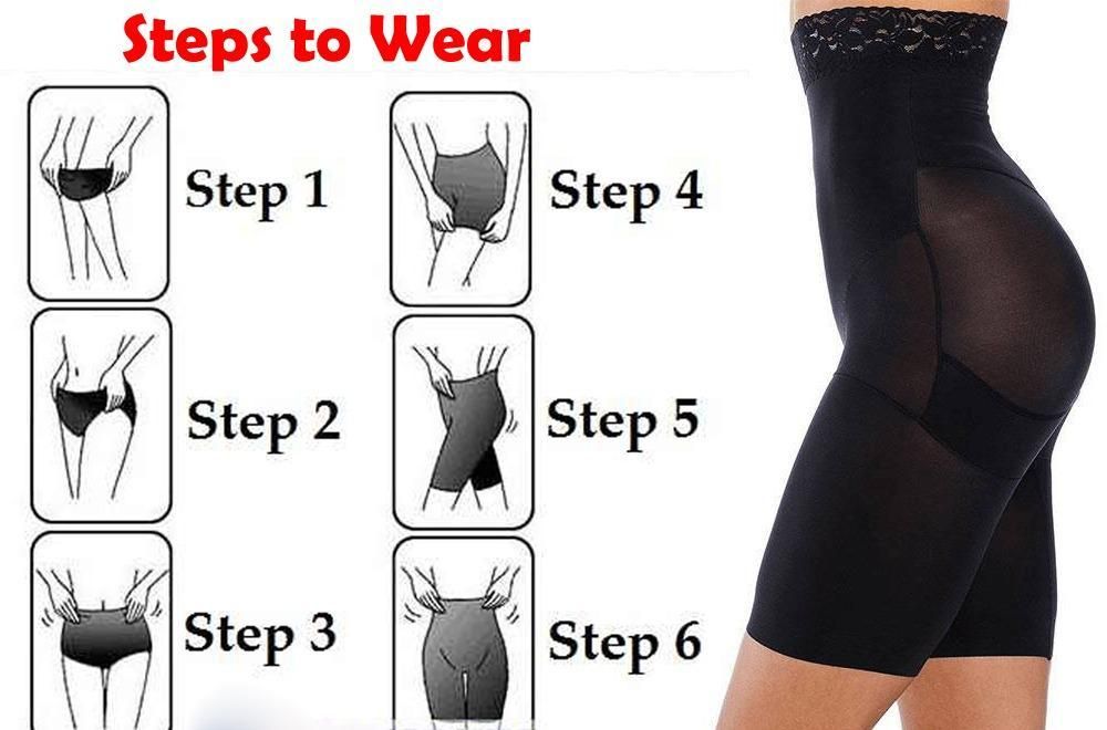 4-in-1 Seamless Body Shaper – Tummy, Thigh & Hip Slimming Shapewear