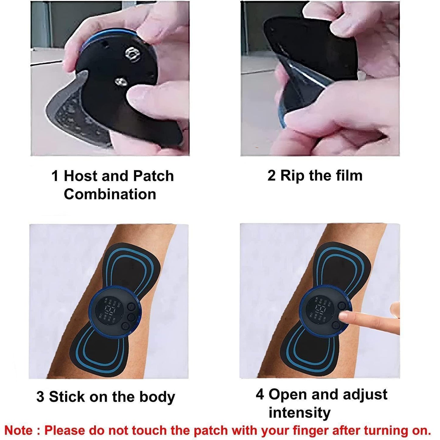 Rechargeable Electric Mini Body Massager For Back Pain, Shoulder, Arms, Legs