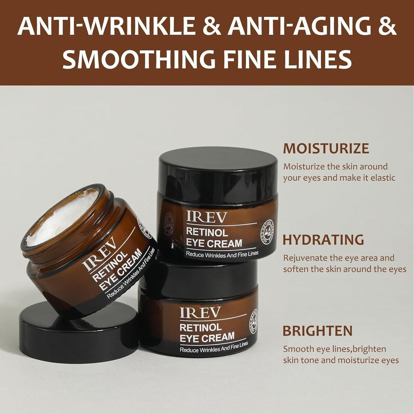 IREV- Retinol Eye Cream 30 ml Each (Pack of 2)