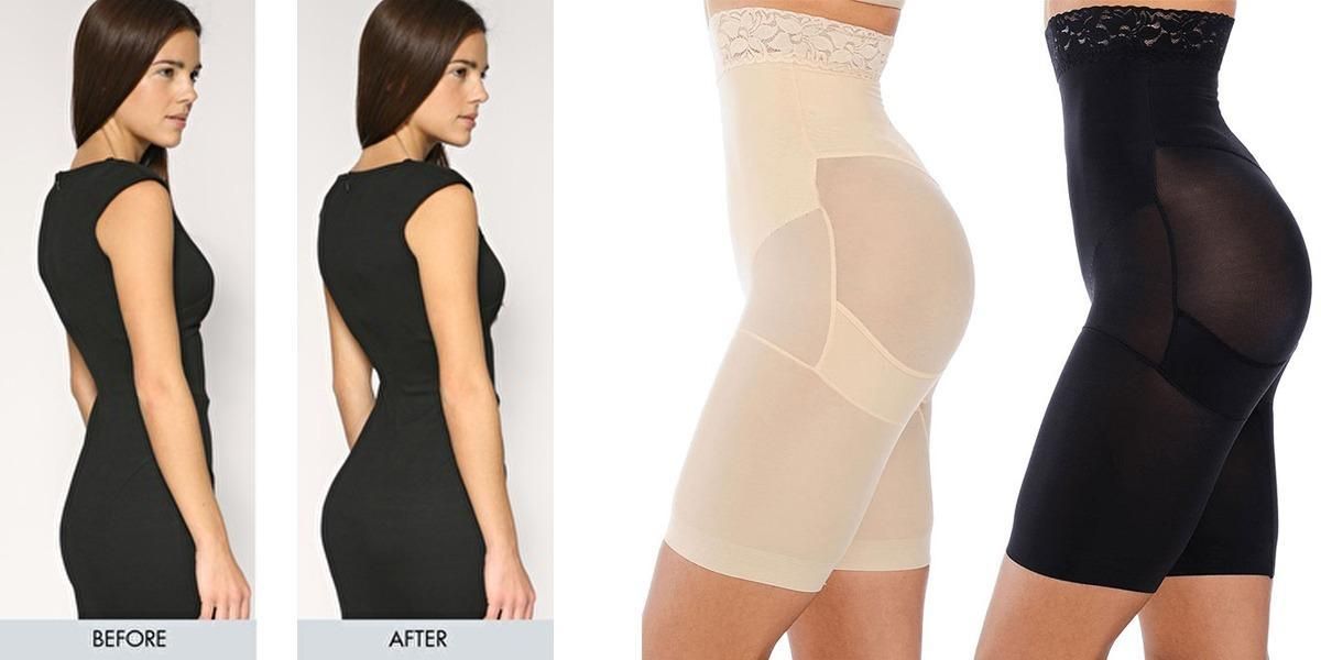 4-in-1 Seamless Body Shaper – Tummy, Thigh & Hip Slimming Shapewear